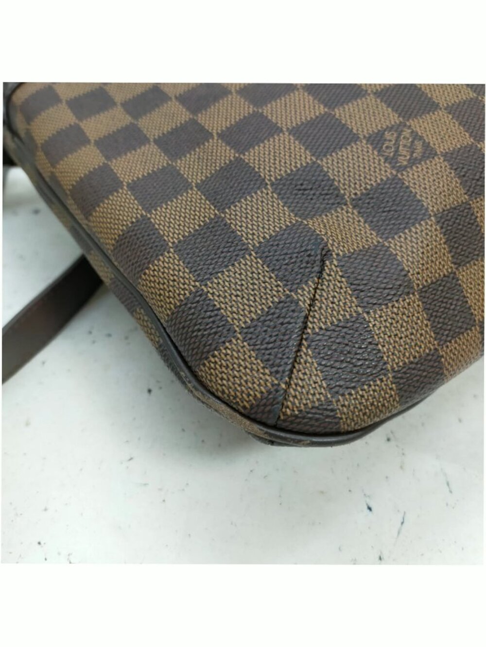 Authentic Louis Vuitton Bloomsbury PM Damier Ebene Crossbody Bag Brown - Picture 6 of 9